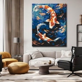 Painting by Numbers Koi Fish
